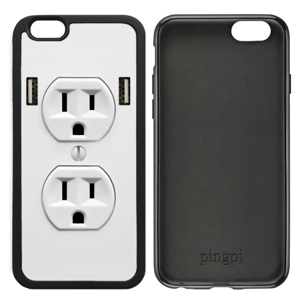 usb wall outlet Case for iPhone 6 Plus 6S Plus
